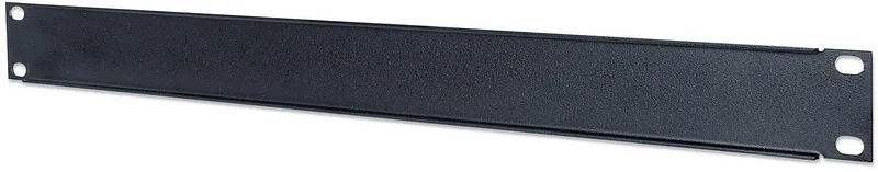 19" Blank Panel, 1U, Black