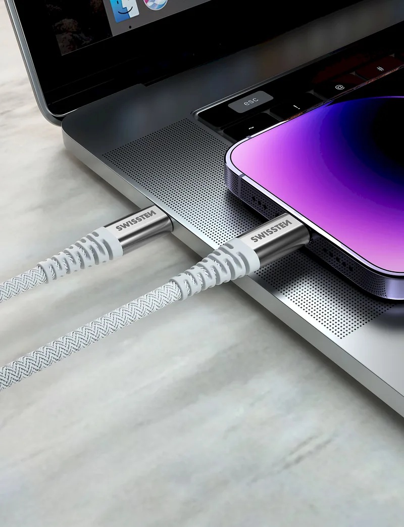 Swissten ARAMID REINFORCED USB-C – USB-C Data and Charding cable 1.5m
