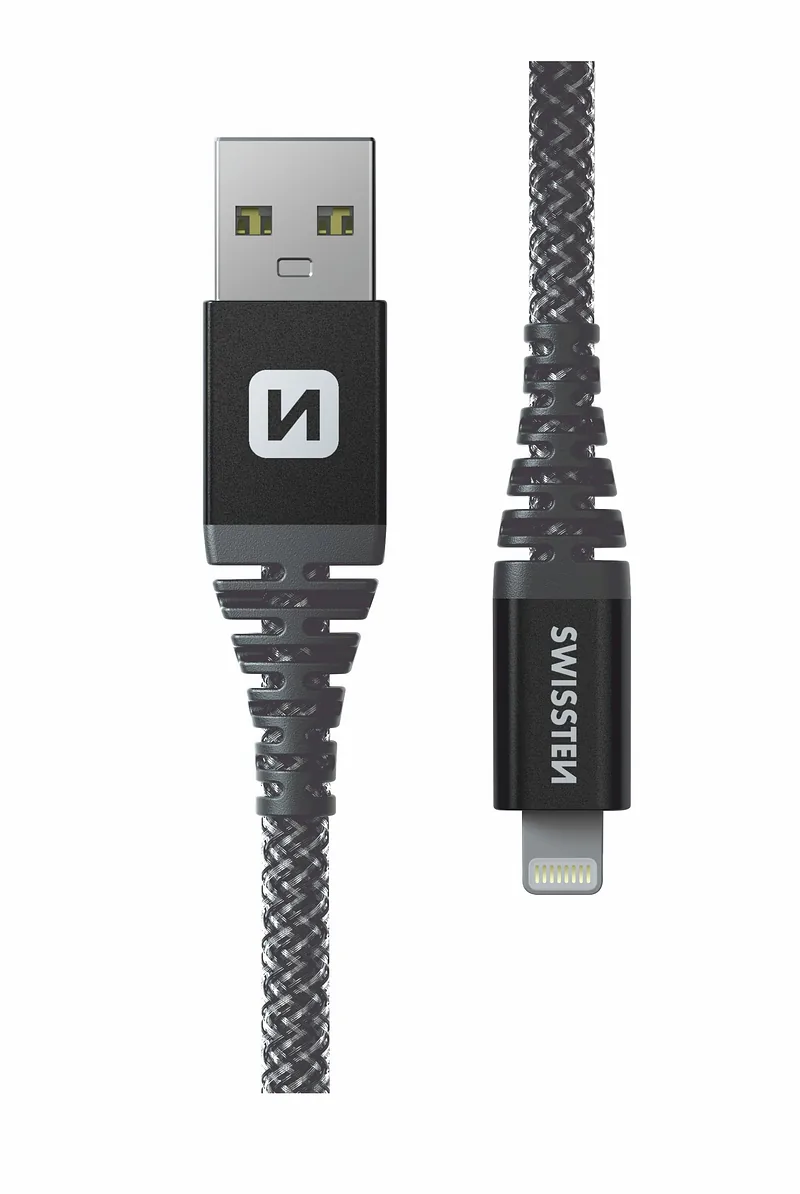 Swissten ARAMID REINFORCED Data Cable USB / Lightning 1.5m / 60w