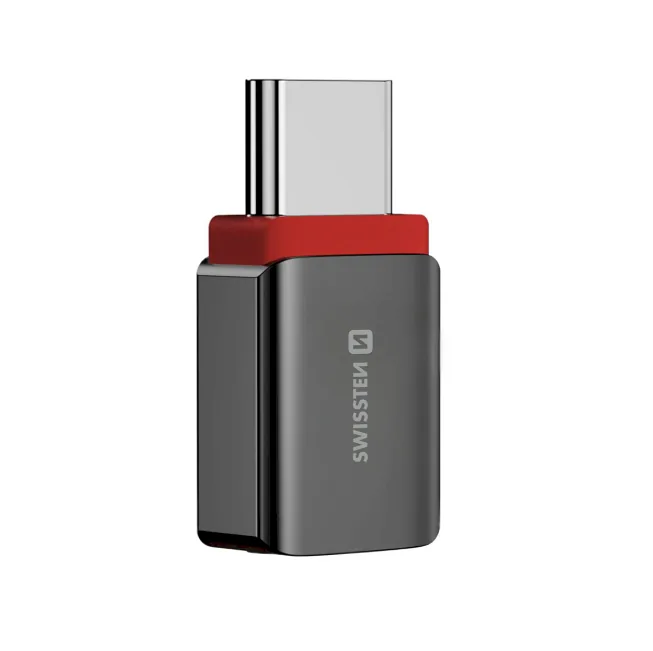 Swissten DataGUARD Charging Adapter with Data Blocking USB-A to USB-C
