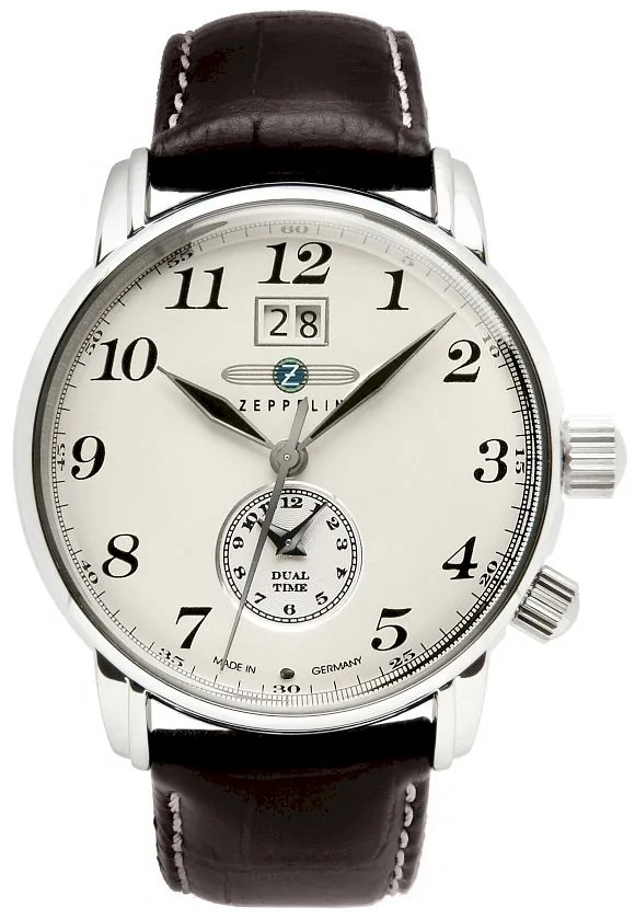 ZEPPELIN LZ127 Graf Zeppelin Dual Time Men’s Watch 7644-5
