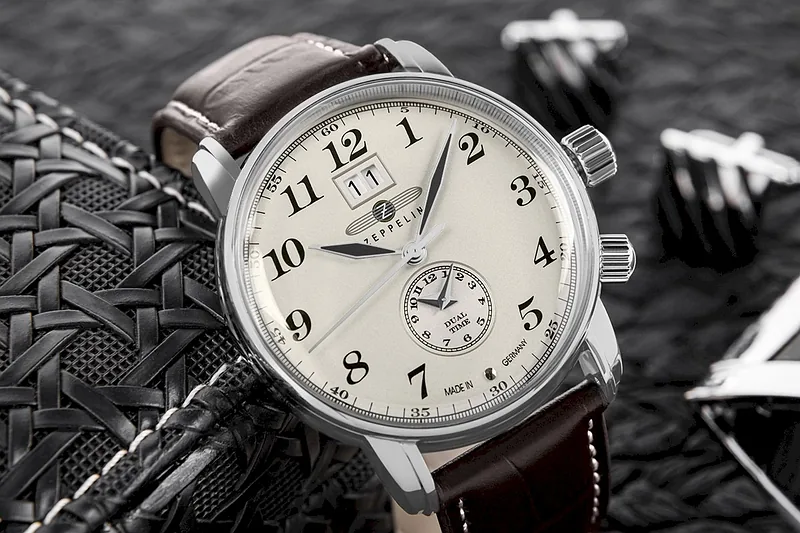 ZEPPELIN LZ127 Graf Zeppelin Dual Time Men’s Watch 7644-5