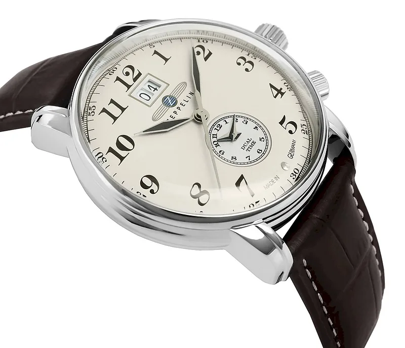 ZEPPELIN LZ127 Graf Zeppelin Dual Time Men’s Watch 7644-5