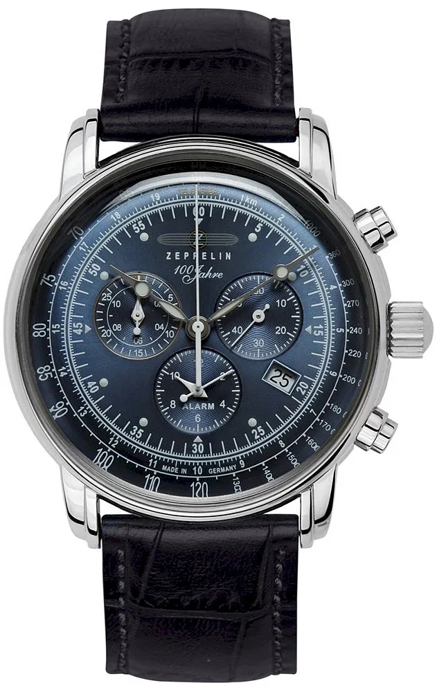 ZEPPELIN 100 Yahre 7680-3 Men’s Watch / silver