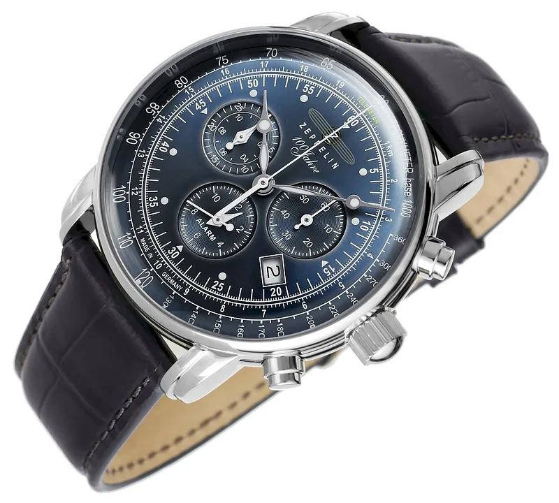 ZEPPELIN 100 Yahre 7680-3 Men’s Watch / silver
