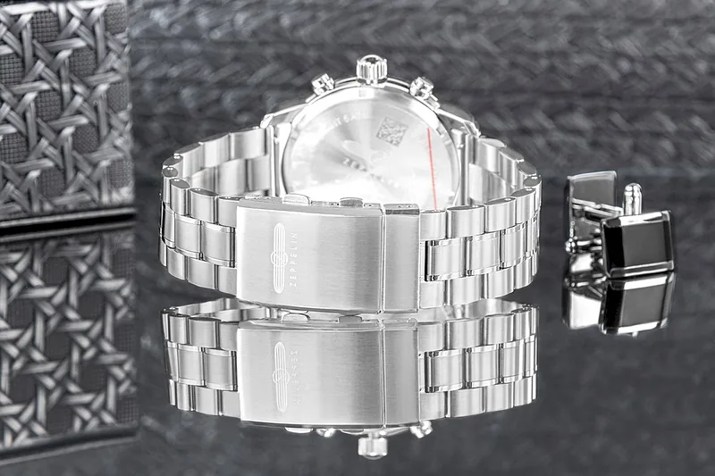 ZEPPELIN 100 Jahre Chronograph Men’s Watch 7680MB-1 / silver