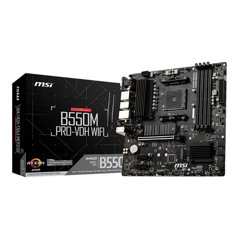 MSI Mainboard B550M PRO-VDH PROVDH WIFI (7C95-001R) (7C95001R)