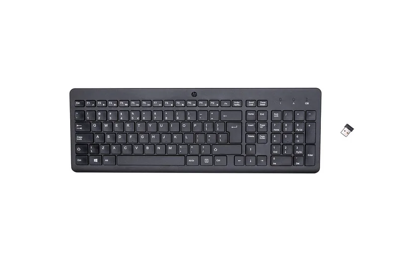 HP 220 Wireless Keyboard klaviatuur Kodu Raadioside QWERTY Must