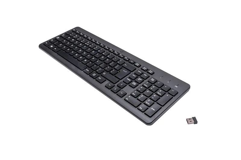 HP 220 Wireless Keyboard klaviatuur Kodu Raadioside QWERTY Must