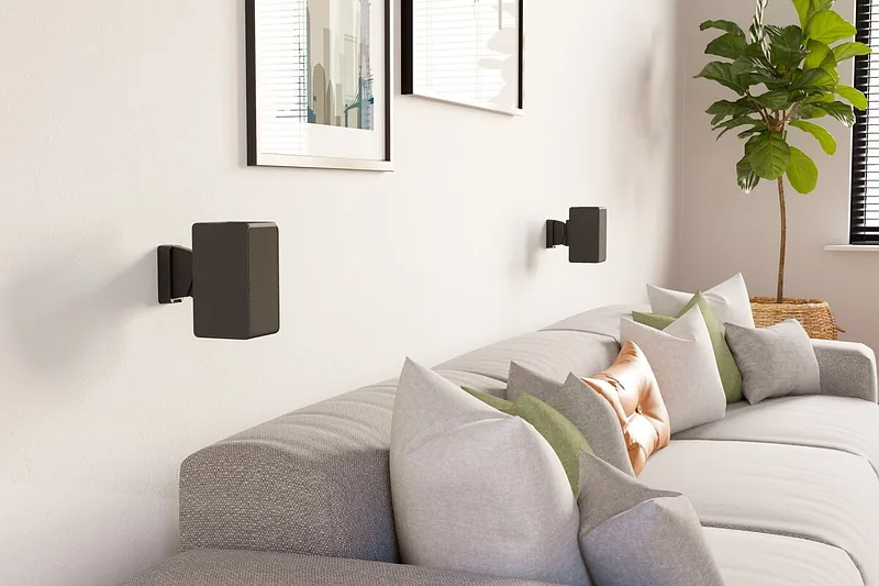 Vogels Wall mount, SWM 3021 Universal Speaker Wall Mount, Tilt, rotate, Maximum weight (capacity) 5 kg, Black