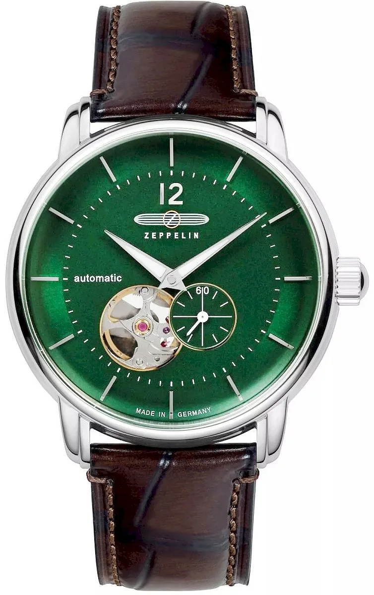 ZEPPELIN LZ120 Open Heart Automatic Men’s Watch 8166-4 / silver