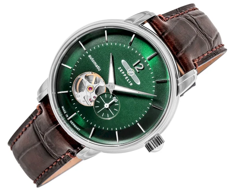 ZEPPELIN LZ120 Open Heart Automatic Men’s Watch 8166-4 / silver