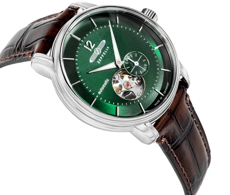ZEPPELIN LZ120 Open Heart Automatic Men’s Watch 8166-4 / silver