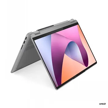 LENOVO IDEAPAD FLEX 5 RYZEN 5 5625U, 14″ WUXGA (1920X1200) IPS 300NITS GLOSSY, 45% NTSC, 60HZ, TÜV LOW BLUE LIGHT, GLASS, TOUCH, 16GB, 512GB SSD, SD CARD READER, W11H, ENG (ARCTIC GREY)