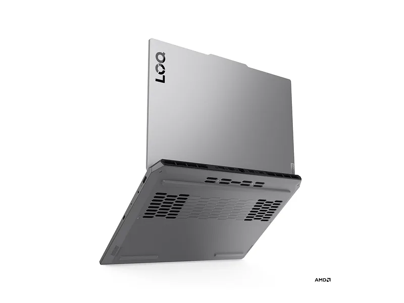 Lenovo LOQ 15AHP10 AMD, Luna Grey, 15.6 “, IPS, FHD, 1920 x 1080 pixels, Anti-glare, AMD Ryzen 7, 250, 16 GB, SODIMM DDR5, Solid-state drive capacity 512 GB, NVIDIA GeForce RTX 5060, GDDR7, 8 GB, Windows 11 Home, 802.11ax, Bluetooth version 5.3, Keyboard language Nordic, Keyboard backlit, Warranty 24 month(s), Battery warranty 12 month(s)