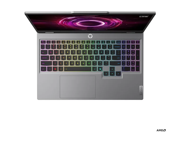 Lenovo LOQ 15AHP10 AMD, Luna Grey, 15.6 “, IPS, FHD, 1920 x 1080 pixels, Anti-glare, AMD Ryzen 7, 250, 16 GB, SODIMM DDR5, Solid-state drive capacity 512 GB, NVIDIA GeForce RTX 5060, GDDR7, 8 GB, Windows 11 Home, 802.11ax, Bluetooth version 5.3, Keyboard language Nordic, Keyboard backlit, Warranty 24 month(s), Battery warranty 12 month(s)
