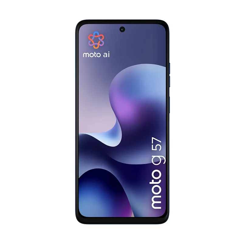 Motorola moto g57 17,1 cm (6.72″) Kaksik-SIM Android 16.0 5G USB tüüp-C 8 GB 256 GB 5200 mAh Sinine