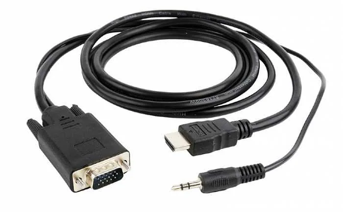 AmberIn HDMI male - VGA male / 3.5 mm male 1.8 m (84099)