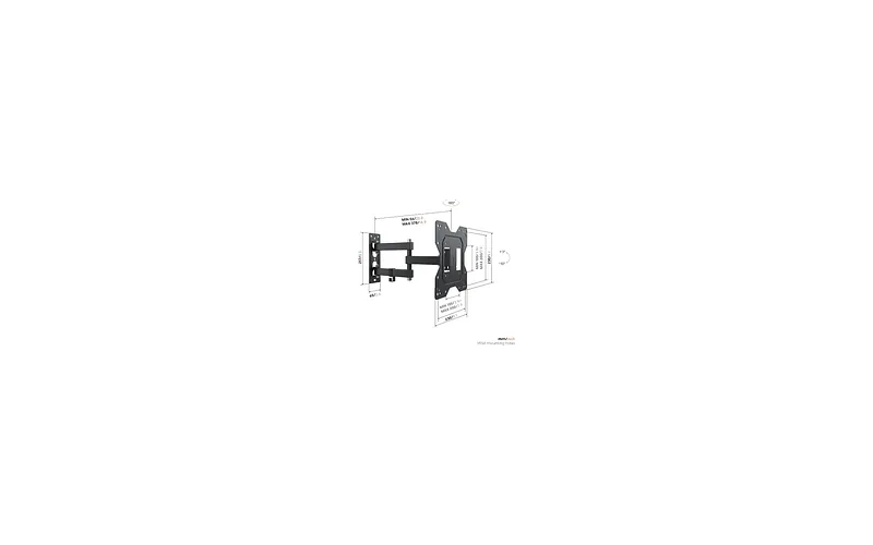 Vogel’s Up 2045 Full Motion+ TV-seinakinnitus S