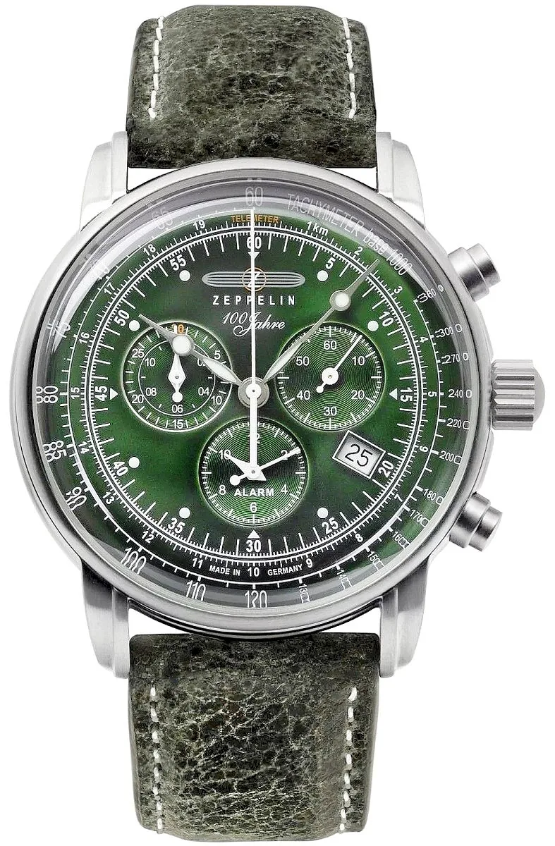 ZEPPELIN 100 Jahre Chronograph Men’s Watch 8680-4 / silver