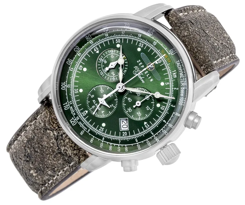ZEPPELIN 100 Jahre Chronograph Men’s Watch 8680-4 / silver