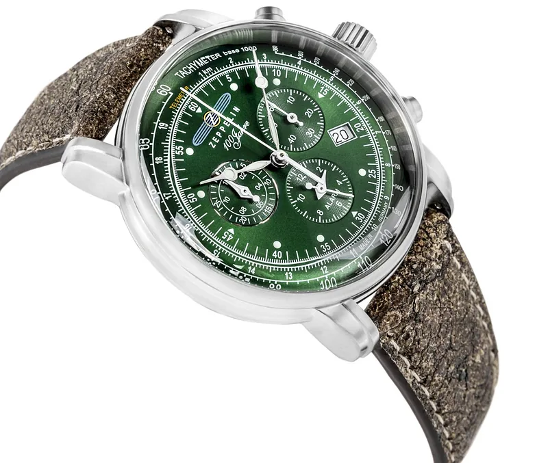 ZEPPELIN 100 Jahre Chronograph Men’s Watch 8680-4 / silver