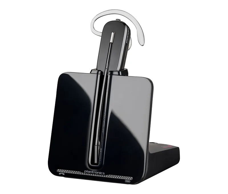 HP Poly CS540A DECT 1880-1900 MHz Headset Kõrvaklapp Juhtmevaba Kõrvakonks Kontor/kõnekeskus Laadimisalus Must