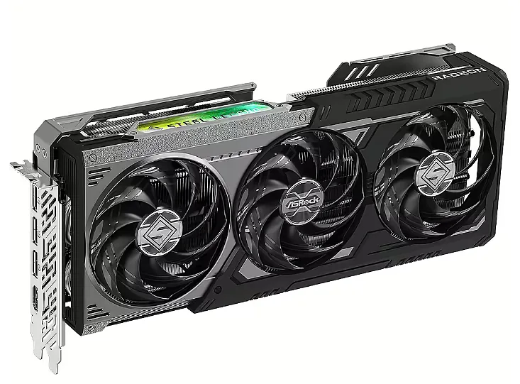 ASRock Radeon RX 9070 XT Steel Legend Dark Video Card 16GB DDR6