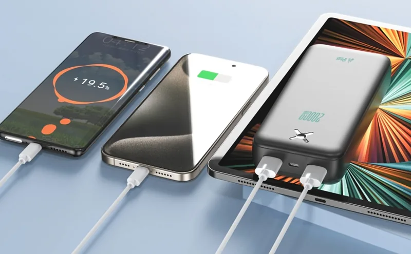 iPeax Power Bank 2x USB-A 20000 mAh