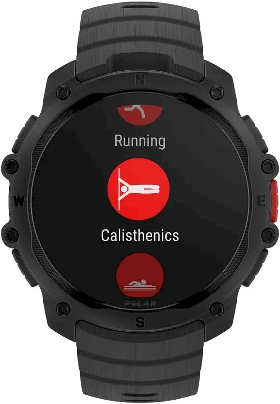Polar Street X S-L Smartwatch Night black