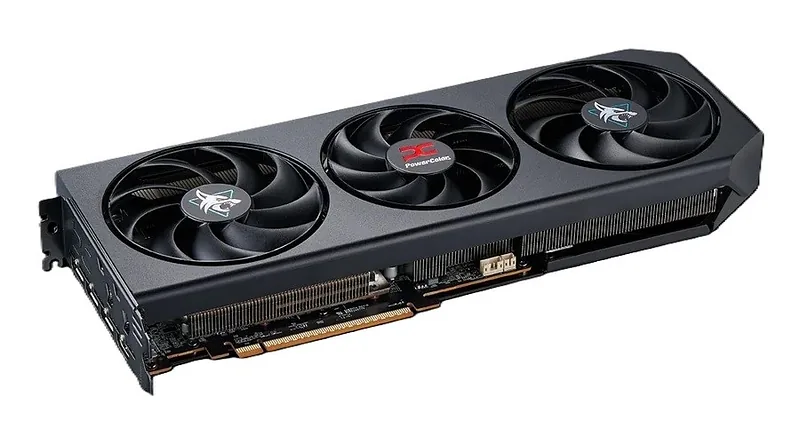 Graphics card.  PowerColor RX9070GRE Hellhound
