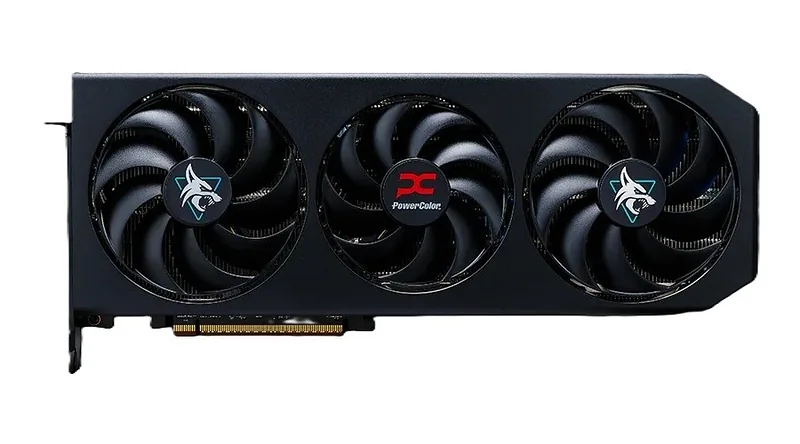 Graphics card.  PowerColor RX9070GRE Hellhound