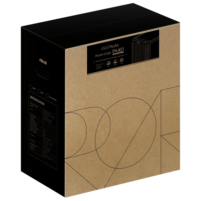 ASUS ProArt PA401 Wood Edition Mesh Panel Must