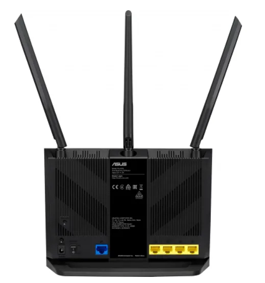 ASUS 4G-AX56 juhtmevaba ruuter Gigabit Ethernet Kaks sagedusala (2,4 GHz / 5 GHz) Must