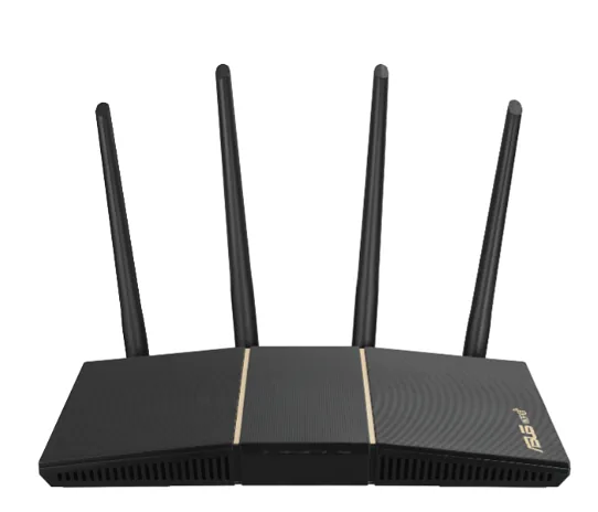 ASUS RT-AX57 juhtmevaba ruuter Gigabit Ethernet Kaks sagedusala (2,4 GHz / 5 GHz) Must
