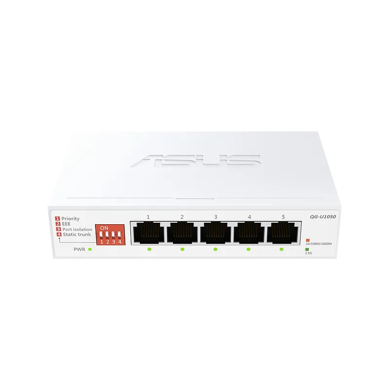 ASUS QG-U1050 Mittejuhitav 2.5G Ethernet (100/1000/2500) Valge
