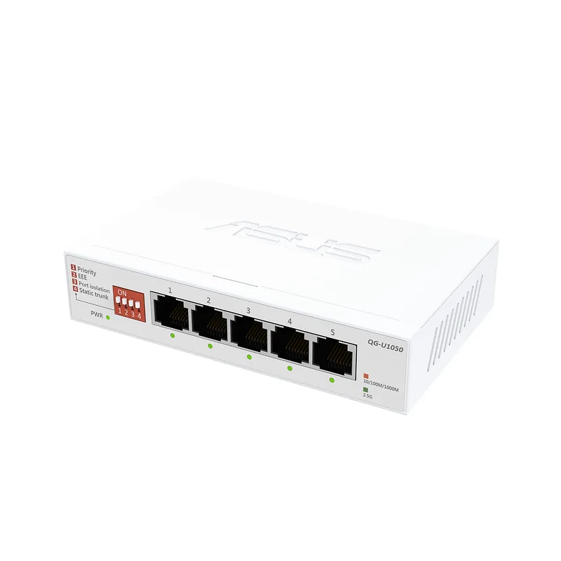 ASUS QG-U1050 Mittejuhitav 2.5G Ethernet (100/1000/2500) Valge