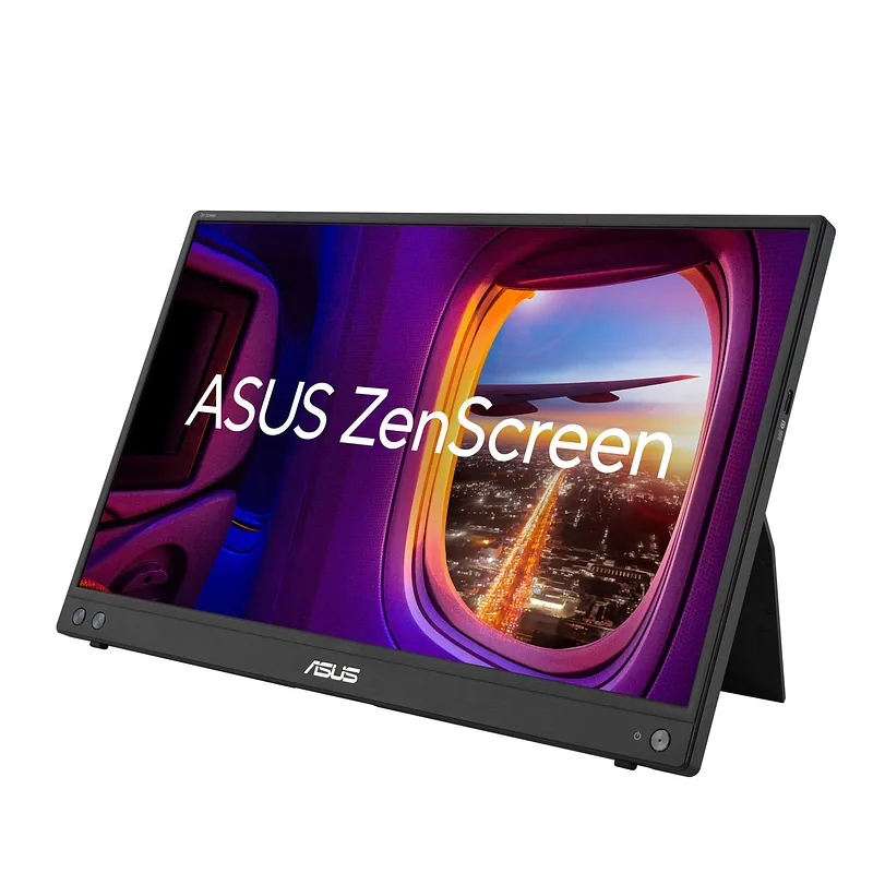 ASUS MB16AHV PC lamekuvar 39,6 cm (15.6") 1920 x 1080 pikslit Full HD LCD Must