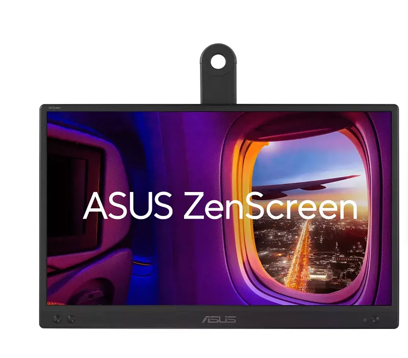 ASUS ZenScreen MB166CR PC lamekuvar 39,6 cm (15.6″) 1920 x 1080 pikslit Full HD LCD Must