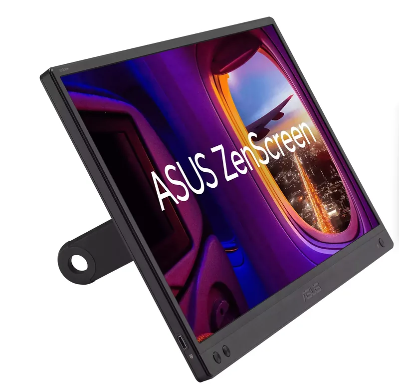 ASUS ZenScreen MB166CR PC lamekuvar 39,6 cm (15.6″) 1920 x 1080 pikslit Full HD LCD Must