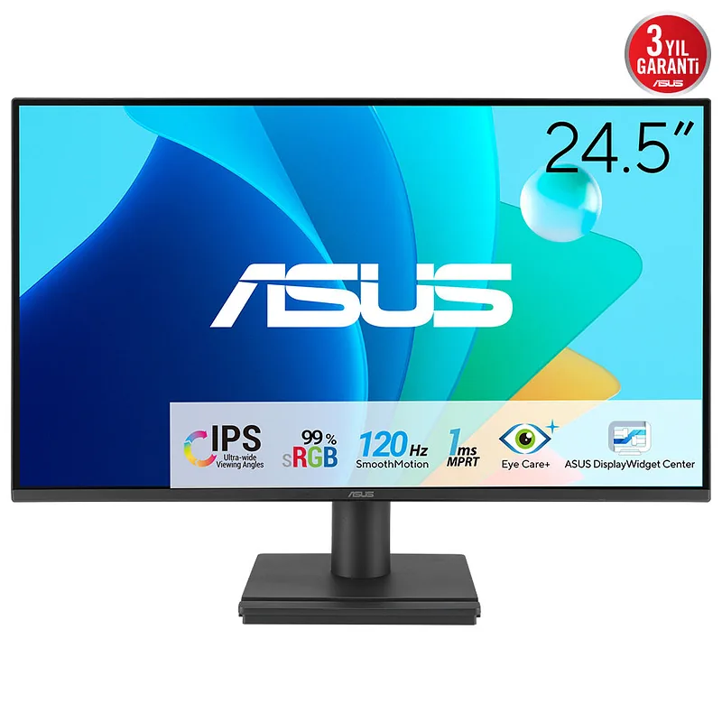 ASUS VA259HGA PC lamekuvar 62,2 cm (24.5″) 1920 x 1080 pikslit Full HD LCD Must