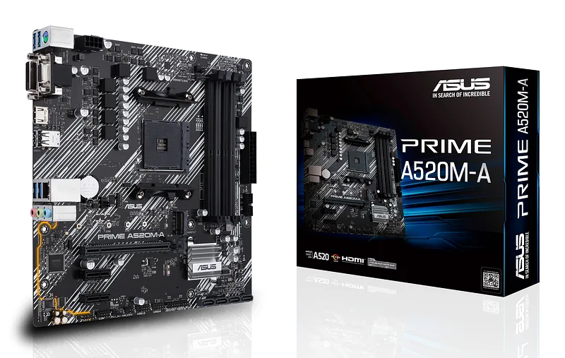 ASUS PRIME A520M-A II/CSM AMD A520 Pesa AM4 Mikro ATX