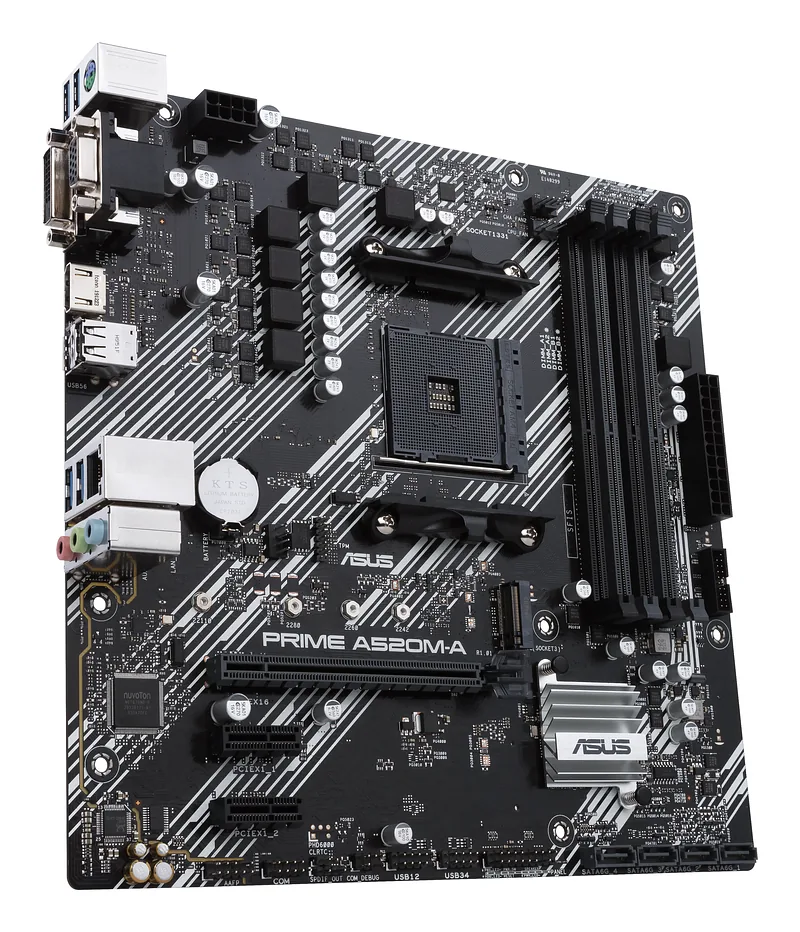 ASUS PRIME A520M-A II/CSM AMD A520 Pesa AM4 Mikro ATX