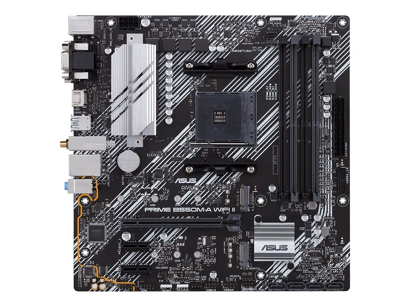 ASUS PRIME B550M-A WIFI II AMD B550 Pesa AM4 Mikro ATX