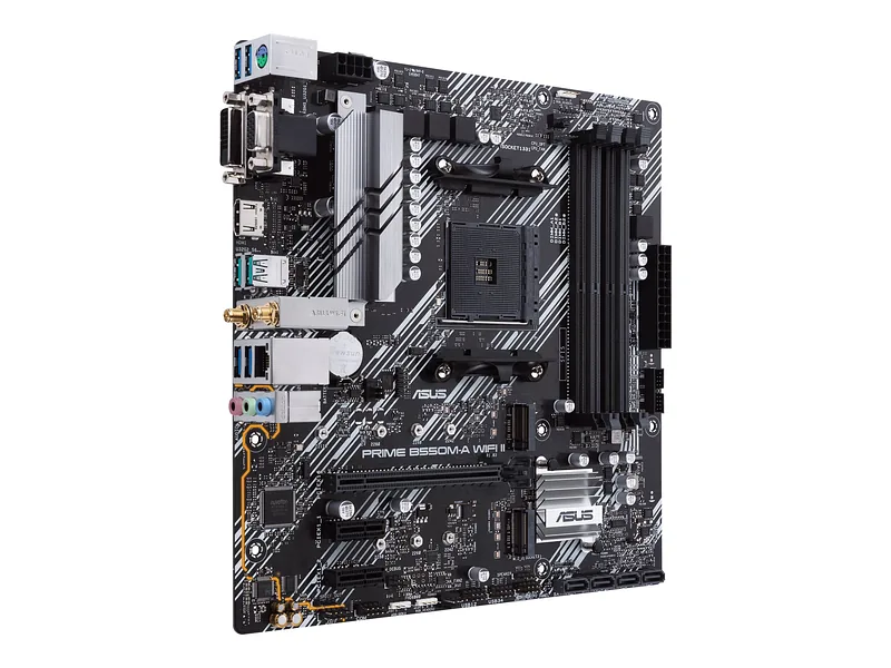 ASUS PRIME B550M-A WIFI II AMD B550 Pesa AM4 Mikro ATX