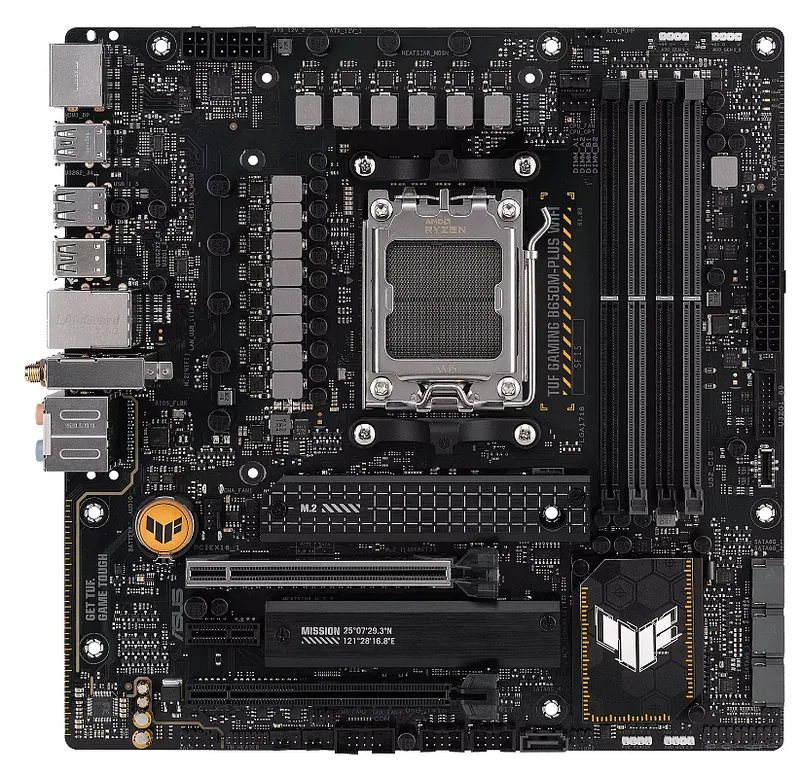 ASUS TUF GAMING B650M-PLUS WIFI AMD B650 Protsessoripesa AM5 Mikro ATX