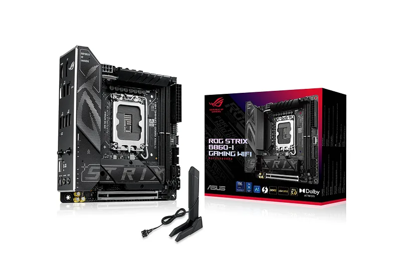 ASUS ROG STRIX B860-I GAMING WIFI Intel B860 LGA 1851 (Socket V1) Mini ITX