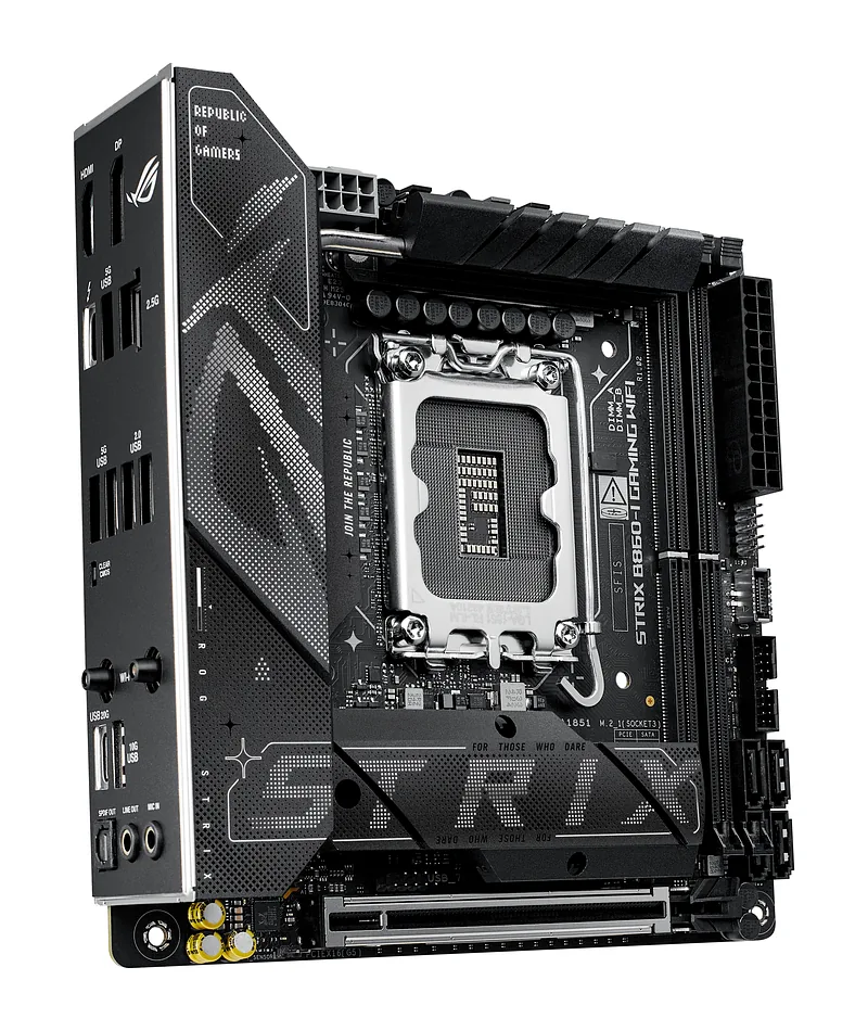 ASUS ROG STRIX B860-I GAMING WIFI Intel B860 LGA 1851 (Socket V1) Mini ITX