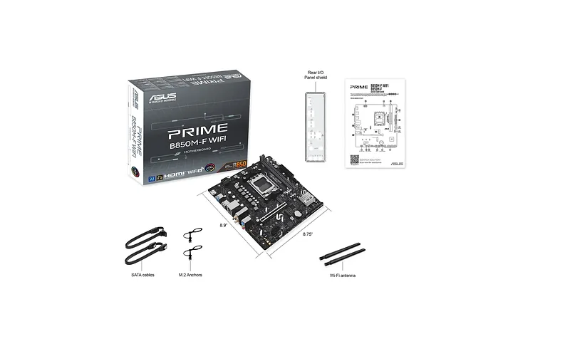 Asus PRIME B850M-F WIFI emaplaat