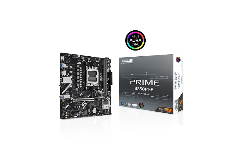 ASUS PRIME B850M-F emaplaat